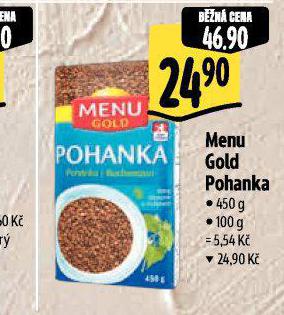 MENU GOLD POHANKA