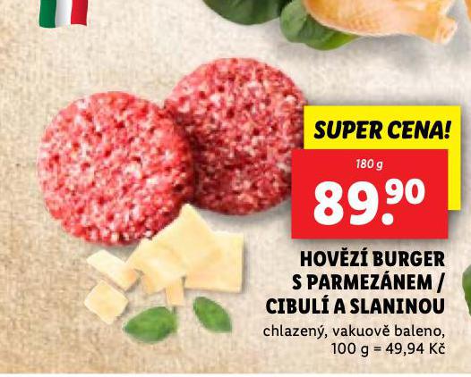 HOVZ BURGER S PARMEZNEM