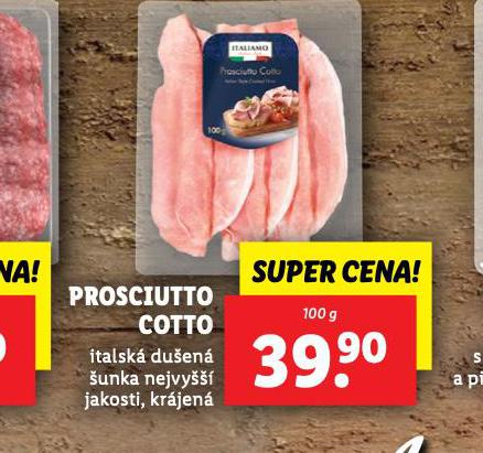 PROSCIUTTO COTTO
