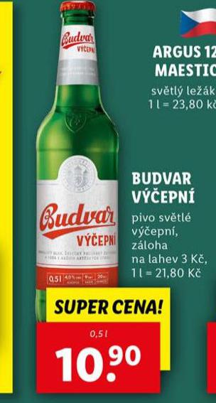 PIVO BUDVAR