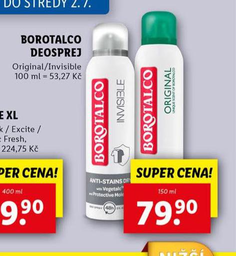 BOROTALCO DEODORANT