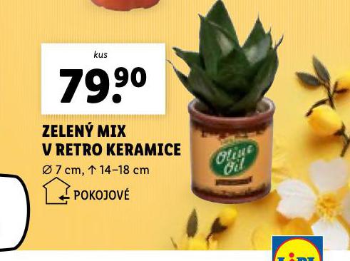 ZELEN MIX V RETRO KERAMICE