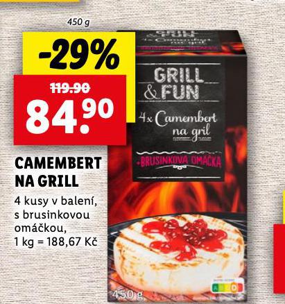 CAMEMBERT NA GRIL