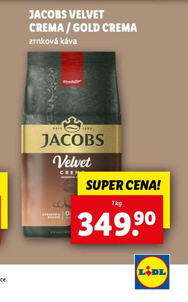 JACOBS VELVET CREMA / GOLD CREMA
