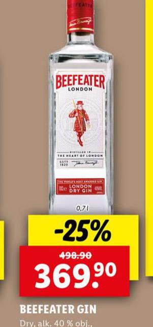 BEEFEATER GIN