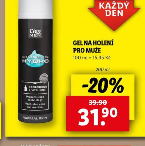 CIEN GEL NA HOLEN PRO MUE