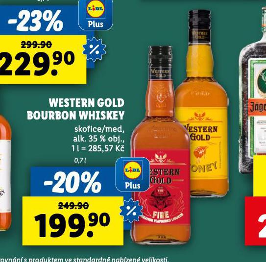 WESTERN GOLD BOURBON WHISKEY