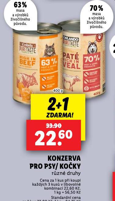 COSHIDA KONZERVA PRO KOKY