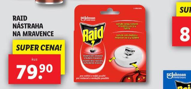 RAID NSTRAHA NA MRAVENCE