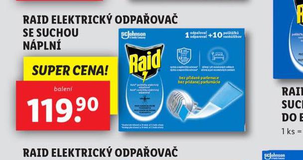 RAID ELEKTRICK ODPAOVA SE SUCHOU NPLN