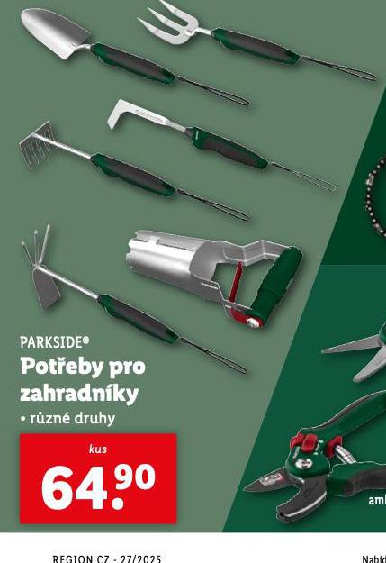 POTEBY PRO ZAHRADNKY