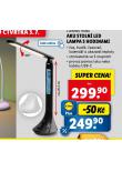 AKU STOLN LED LAMPA S HODINAMI