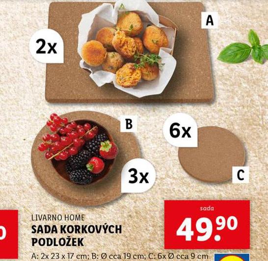 SADA KORKOVCH PODLOEK