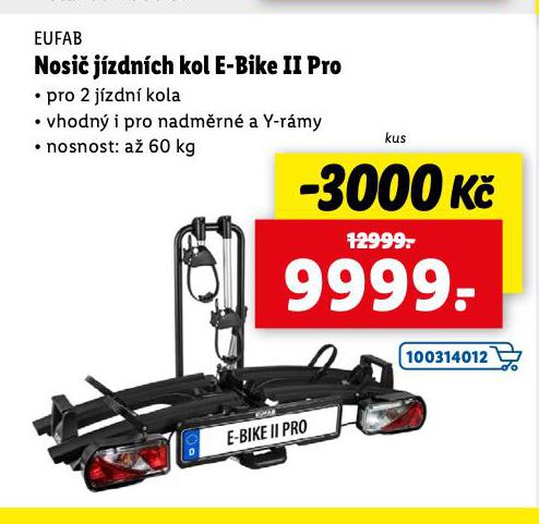 NOSI JZDNCH KOL E-BIKE II PRO