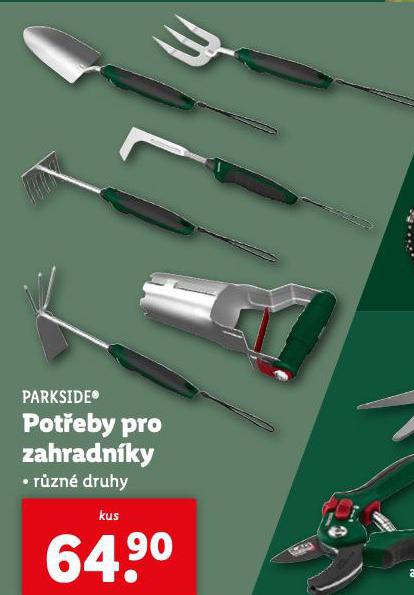 POTEBY PRO ZAHRADNKY
