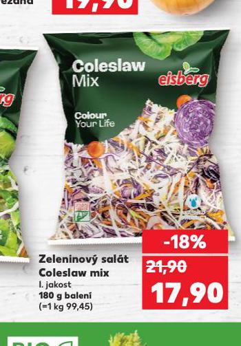 ZELENINOV SALT COLESLAW MIX