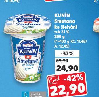 KUNN SMETANA KE LEHN 31%