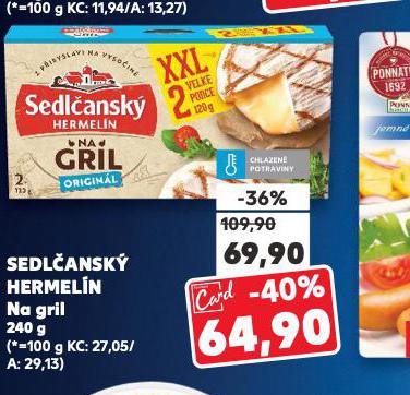 SEDLANSK HERMELN NA GRIL