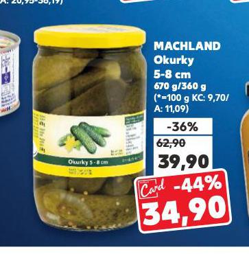 MACHLAND OKURKY 5-8 CM