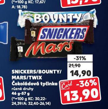 SNICKERS / MARS / TWIX / BOUNTY