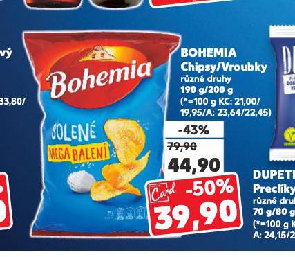 BOHEMIA CHIPSY / VROUBKY