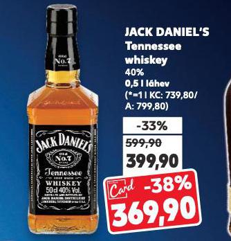 JACK DANIELS TENNESSEE WHISKEY