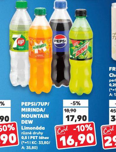 PEPSI / 7 UP / MIRINDA / MOUNTAIN DEW