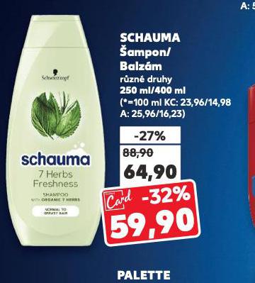 SCHAUMA AMPON, BALZM