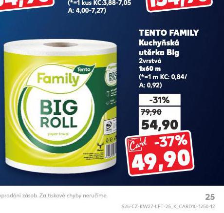 TENTO FAMILY KUCHYSK UTRKA BIG