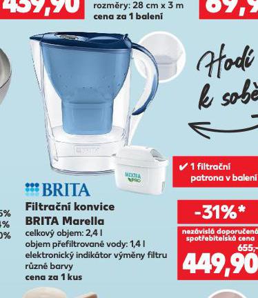 FILTRAN KONVICE BRITA MARELLA