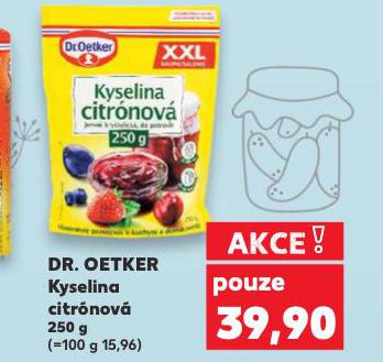 DR. OETKER KYSELINA CITRONOV