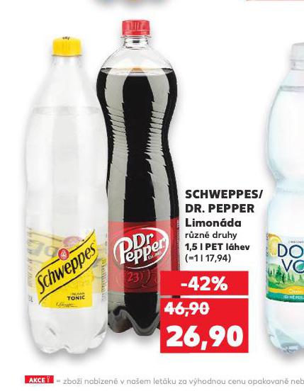 SCHWEPPES / DR. PEPPER