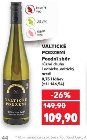 VALTICK PODZEM POZDN SBR