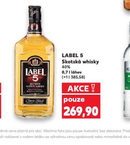 LABEL 5 SKOTSK WHISKY
