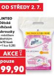 LINTEO BABY DĚTSKÉ VLHČENÉ UBROUSKY
