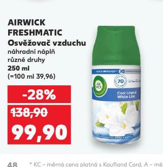 AIRWICK FRESHMATIC OSV̎OVA VZDUCHU