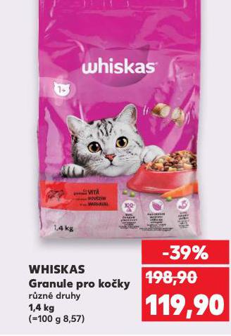 WHISKAS GRANULE PRO KOKY