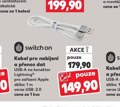 KABEL PRO NABJEN A PENOS DAT