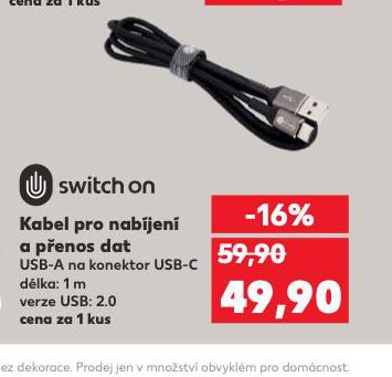 KABEL PRO NABJEN A PENOS DAT