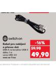 KABEL PRO NABÍJENÍ A PŘENOS DAT