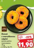 DONUT S MERUŇKOVOU NÁPLNÍ