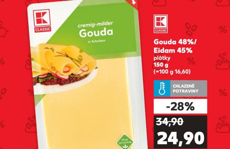 GOUDA 48%, EIDAM 45% PLTKY