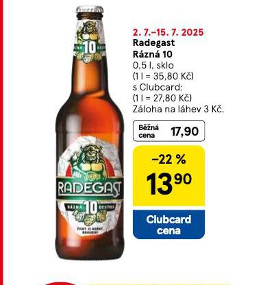 PIVO RADEGAST RZN 10
