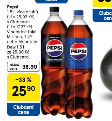 PEPSI, MIRINDA, 7UP, MOUNTAIN DEW