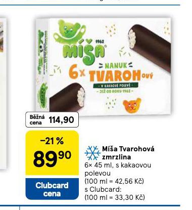 M͊A TVAROHOV ZMRZLINA