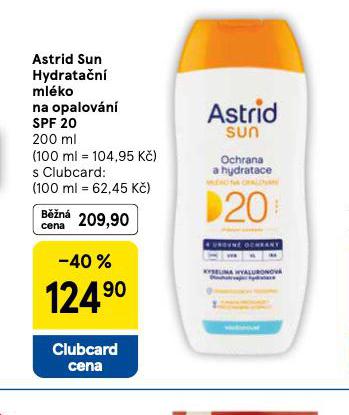 ASTRID SUN  HYDRATAN MLKO
