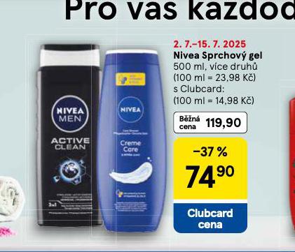 NIVEA SPRCHOV GEL