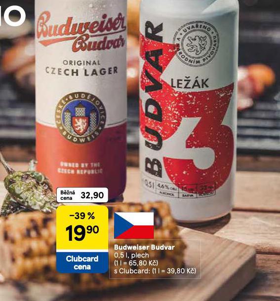 PIVO BUDWEISER BUDVAR