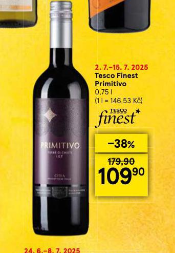 TESCO FINEST PRIMITIVO