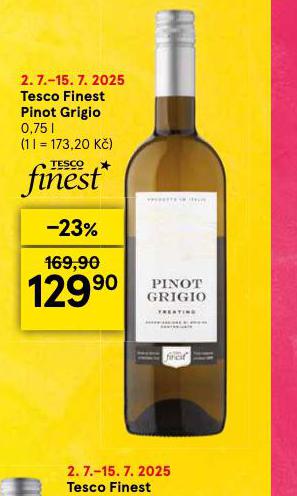 TESCO FINSET PINOT GRIGIO